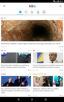 Klix.ba android App screenshot 2
